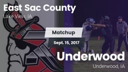 Matchup: East Sac County vs. Underwood  2017