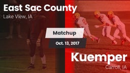 Matchup: East Sac County vs. Kuemper  2017