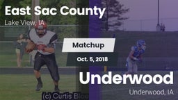 Matchup: East Sac County vs. Underwood  2018