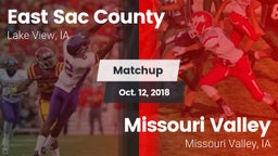 Matchup: East Sac County vs. Missouri Valley  2018
