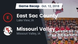 Recap: East Sac County  vs. Missouri Valley  2018