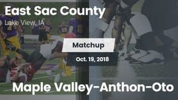 Matchup: East Sac County vs. Maple Valley-Anthon-Oto 2018