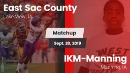 Matchup: East Sac County vs. IKM-Manning  2019