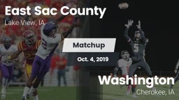 Matchup: East Sac County vs. Washington  2019