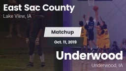 Matchup: East Sac County vs. Underwood  2019