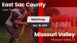 Matchup: East Sac County vs. Missouri Valley  2019
