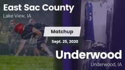 Matchup: East Sac County vs. Underwood  2020