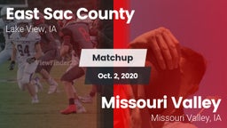 Matchup: East Sac County vs. Missouri Valley  2020