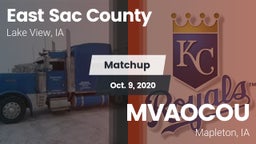 Matchup: East Sac County vs. MVAOCOU  2020