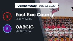 Recap: East Sac County  vs. OABCIG  2020