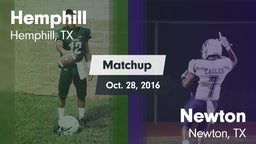 Matchup: Hemphill  vs. Newton  2016