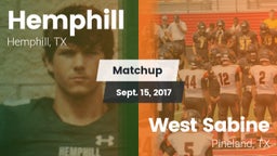 Matchup: Hemphill  vs. West Sabine  2017