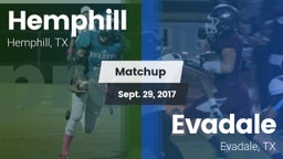 Matchup: Hemphill  vs. Evadale  2017