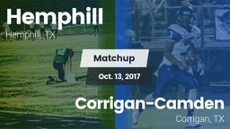 Matchup: Hemphill  vs. Corrigan-Camden  2017