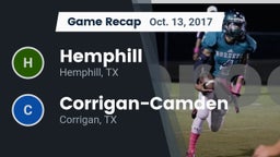 Recap: Hemphill  vs. Corrigan-Camden  2017