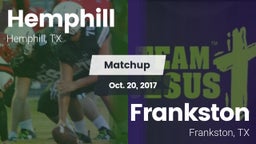 Matchup: Hemphill  vs. Frankston  2017
