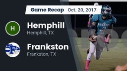 Recap: Hemphill  vs. Frankston  2017