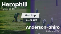 Matchup: Hemphill  vs. Anderson-Shiro  2018