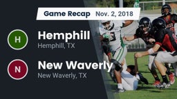 Recap: Hemphill  vs. New Waverly  2018