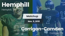 Matchup: Hemphill  vs. Corrigan-Camden  2018