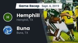 Recap: Hemphill  vs. Buna  2019