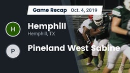 Recap: Hemphill  vs. Pineland West Sabine 2019