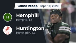 Recap: Hemphill  vs. Huntington  2020