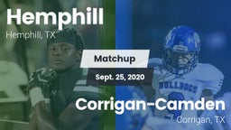 Matchup: Hemphill  vs. Corrigan-Camden  2020