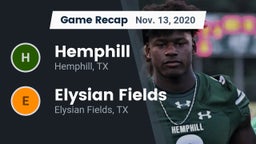 Recap: Hemphill  vs. Elysian Fields  2020