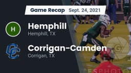 Recap: Hemphill  vs. Corrigan-Camden  2021