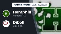Recap: Hemphill  vs. Diboll  2022