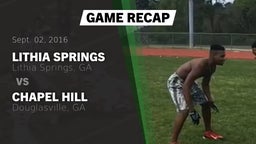 Recap: Lithia Springs  vs. Chapel Hill  2016