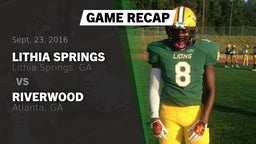 Recap: Lithia Springs  vs. Riverwood  2016