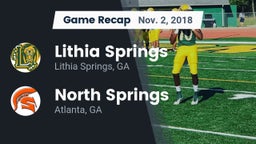 Recap: Lithia Springs  vs. North Springs  2018