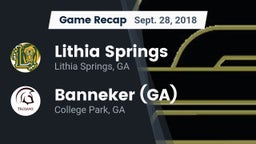 Recap: Lithia Springs  vs. Banneker  (GA) 2018
