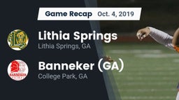 Recap: Lithia Springs  vs. Banneker  (GA) 2019