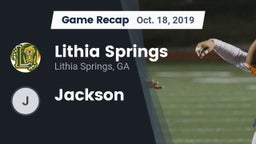 Recap: Lithia Springs  vs. Jackson 2019