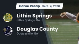 Recap: Lithia Springs  vs. Douglas County  2020