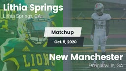 Matchup: Lithia Springs High vs. New Manchester  2020