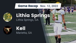 Recap: Lithia Springs  vs. Kell  2022