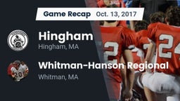 Recap: Hingham  vs. Whitman-Hanson Regional  2017