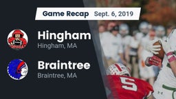 Recap: Hingham  vs. Braintree  2019