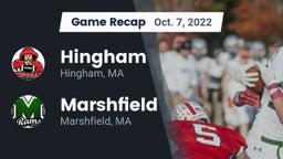 Recap: Hingham  vs. Marshfield  2022