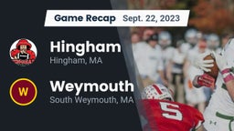 Recap: Hingham  vs. Weymouth  2023