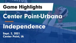 Center Point-Urbana  vs Independence  Game Highlights - Sept. 2, 2021