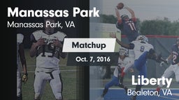 Matchup: Manassas Park High vs. Liberty  2016