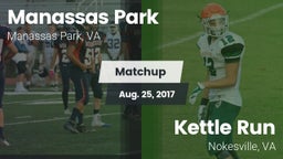 Matchup: Manassas Park High vs. Kettle Run  2017