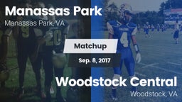 Matchup: Manassas Park High vs. Woodstock Central  2017