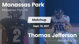 Matchup: Manassas Park High vs. Thomas Jefferson  2017