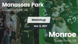 Matchup: Manassas Park High vs. Monroe  2017